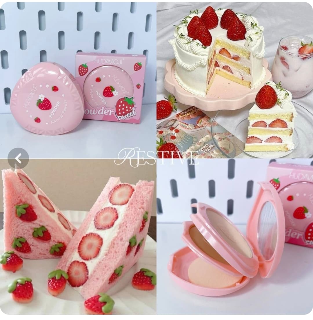 پنکک دو طبقه هدی موجی توت فرنگی🍓