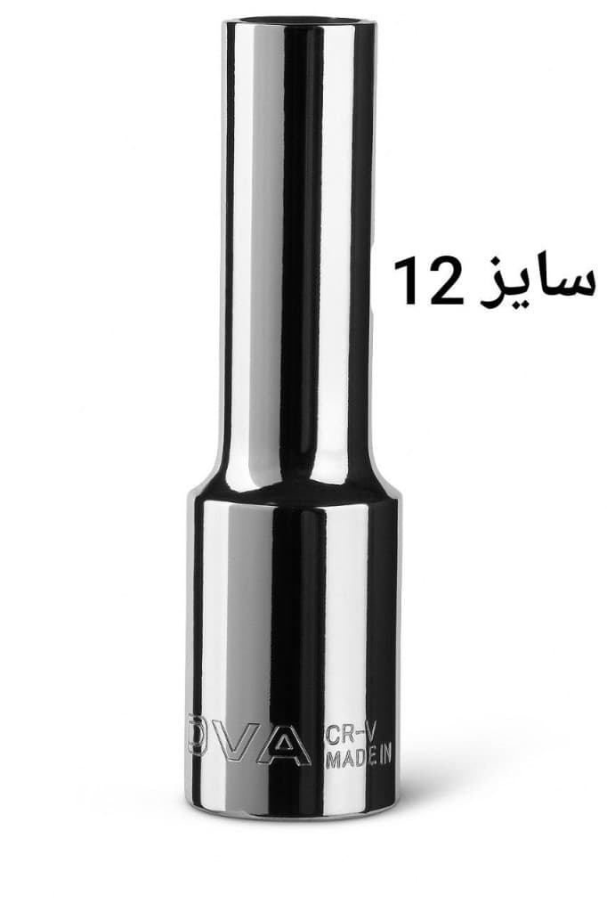 بکس تکی 1/2 درایو بلند سایز 12 میلیمتر نووا NOVA مدل 7512