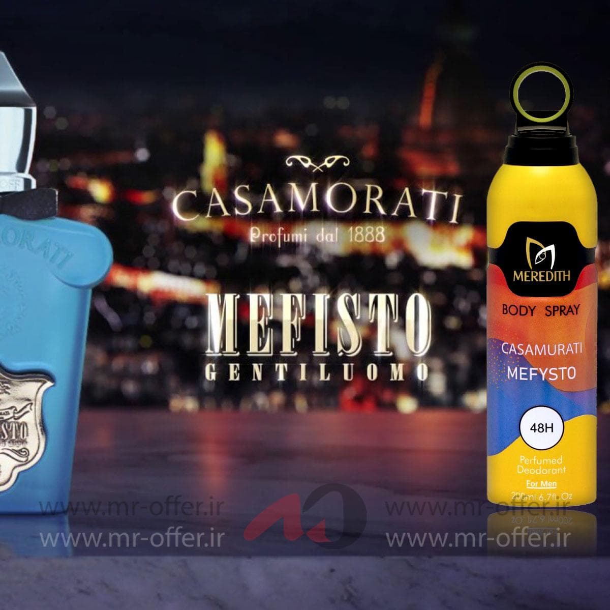اسپری خوشبو کننده بدن مردیت مدل Casamurati Mefysto حجم 200 میلی لیتر — تصویر ۲