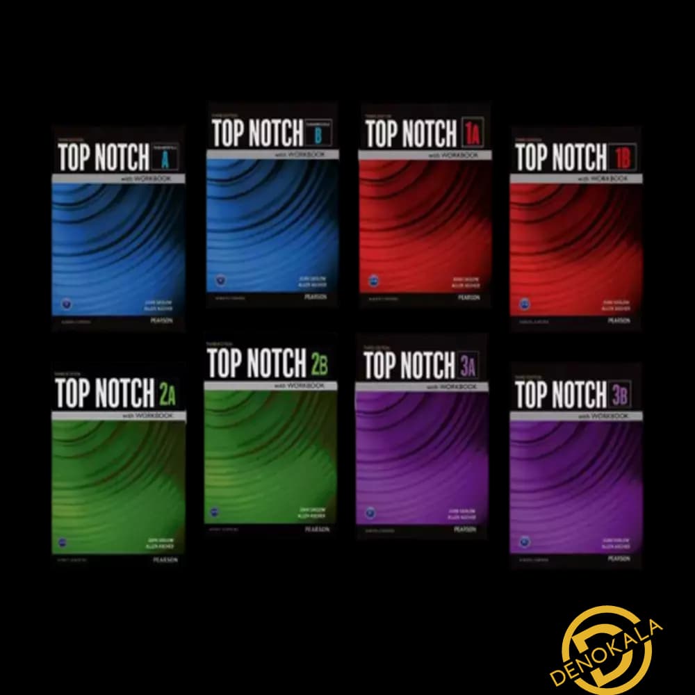 مجموعه 8 جلدی کتاب های Top Notch ویرایش سوم
