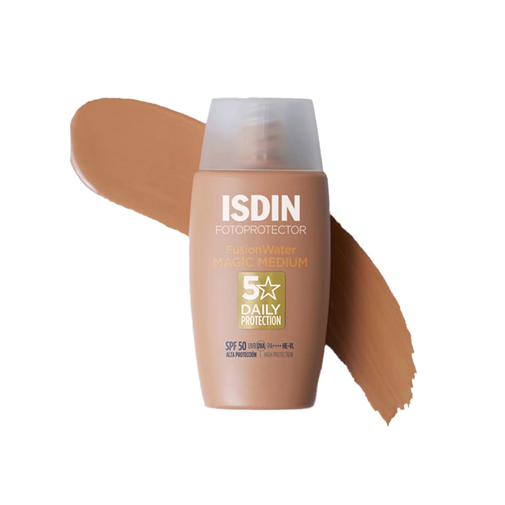 ضد آفتاب فیوژن واتر مجیک ایزدین مدیوم ISDIN FOTOPROTECTOR Fusion Water MAGIC Medium SPF 50