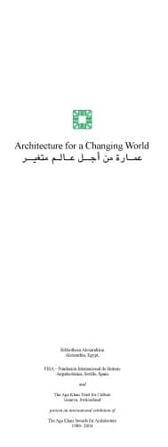 دانلود کتاب Architecture for a Changing World