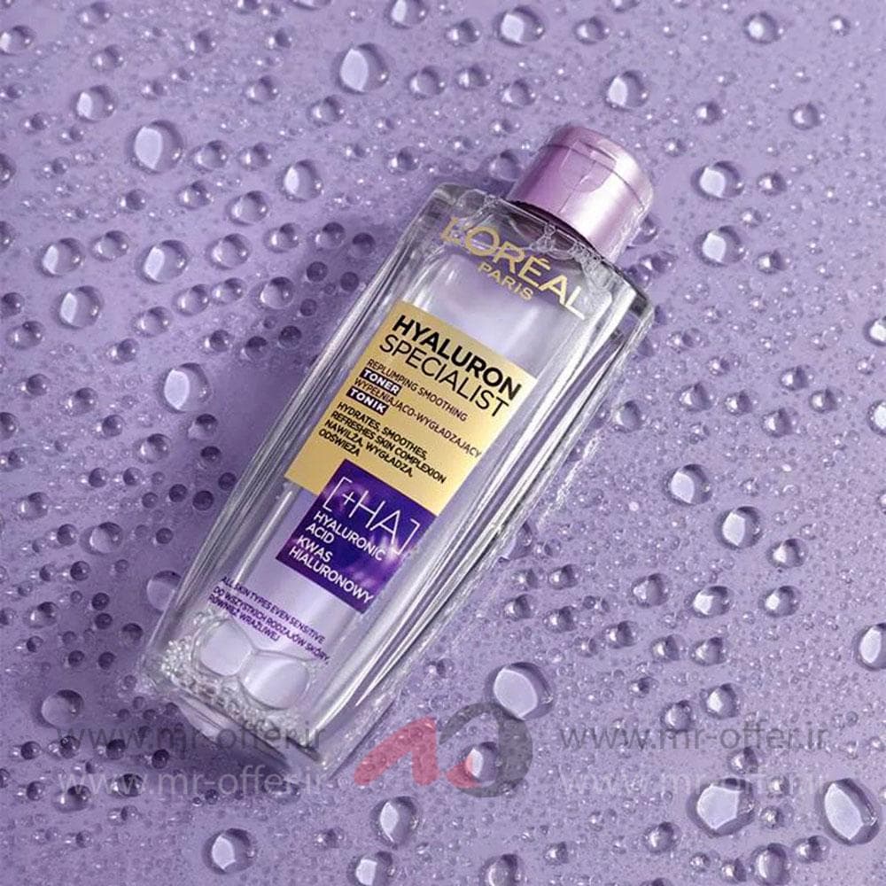 تونر پوست لورآل مدل Hyaluron Specialist حجم 200 میلی لیتر — تصویر ۲