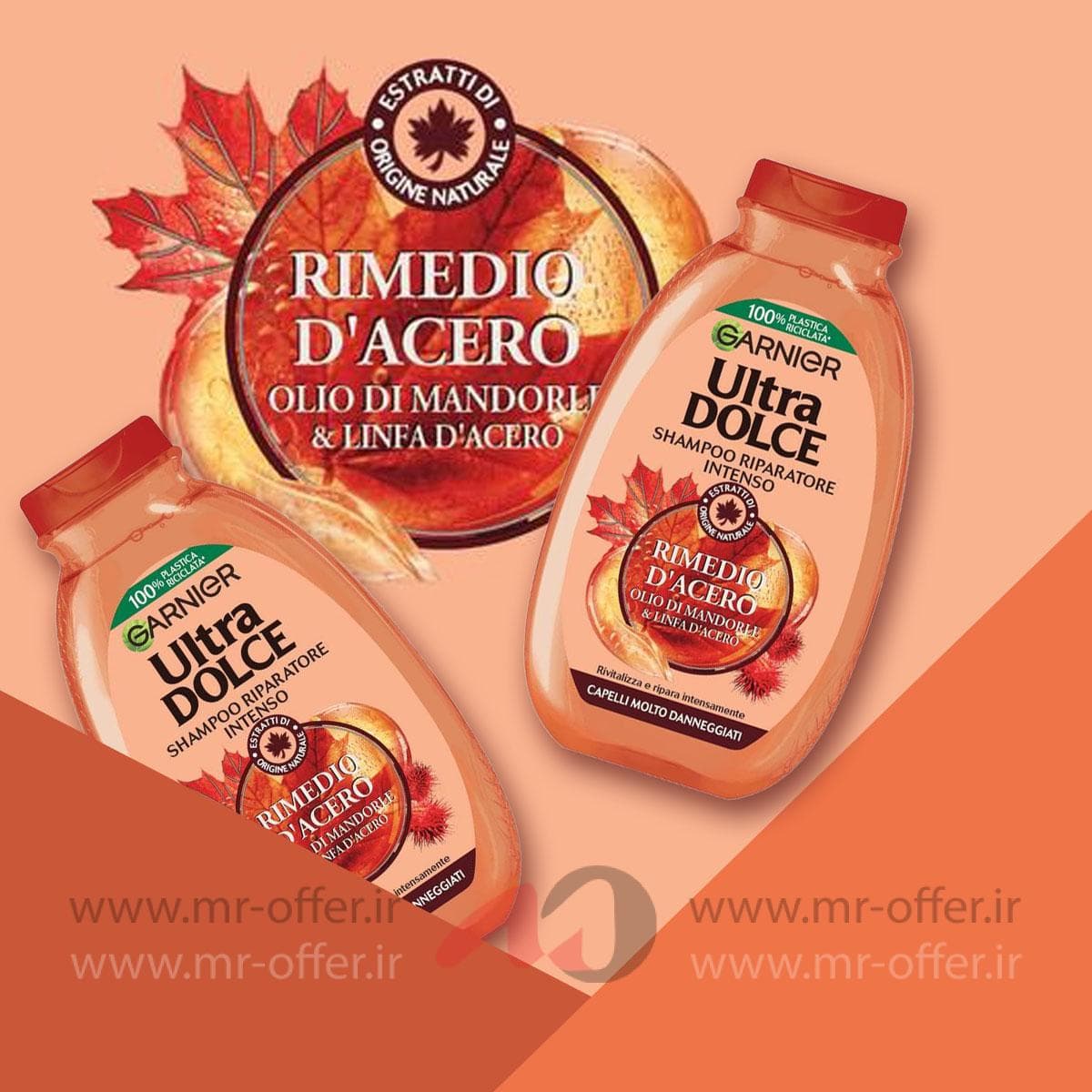 شامپو مو گارنیر مدل Rimedio D`acero حجم 300 میلی لیتر — تصویر ۲
