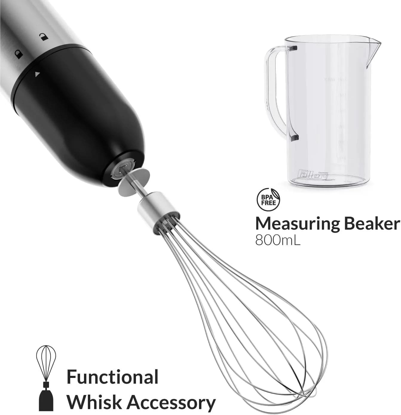 گوشت کوب برقی سه کاره فلر مدل Feller HB800 (اصل ) — تصویر ۷