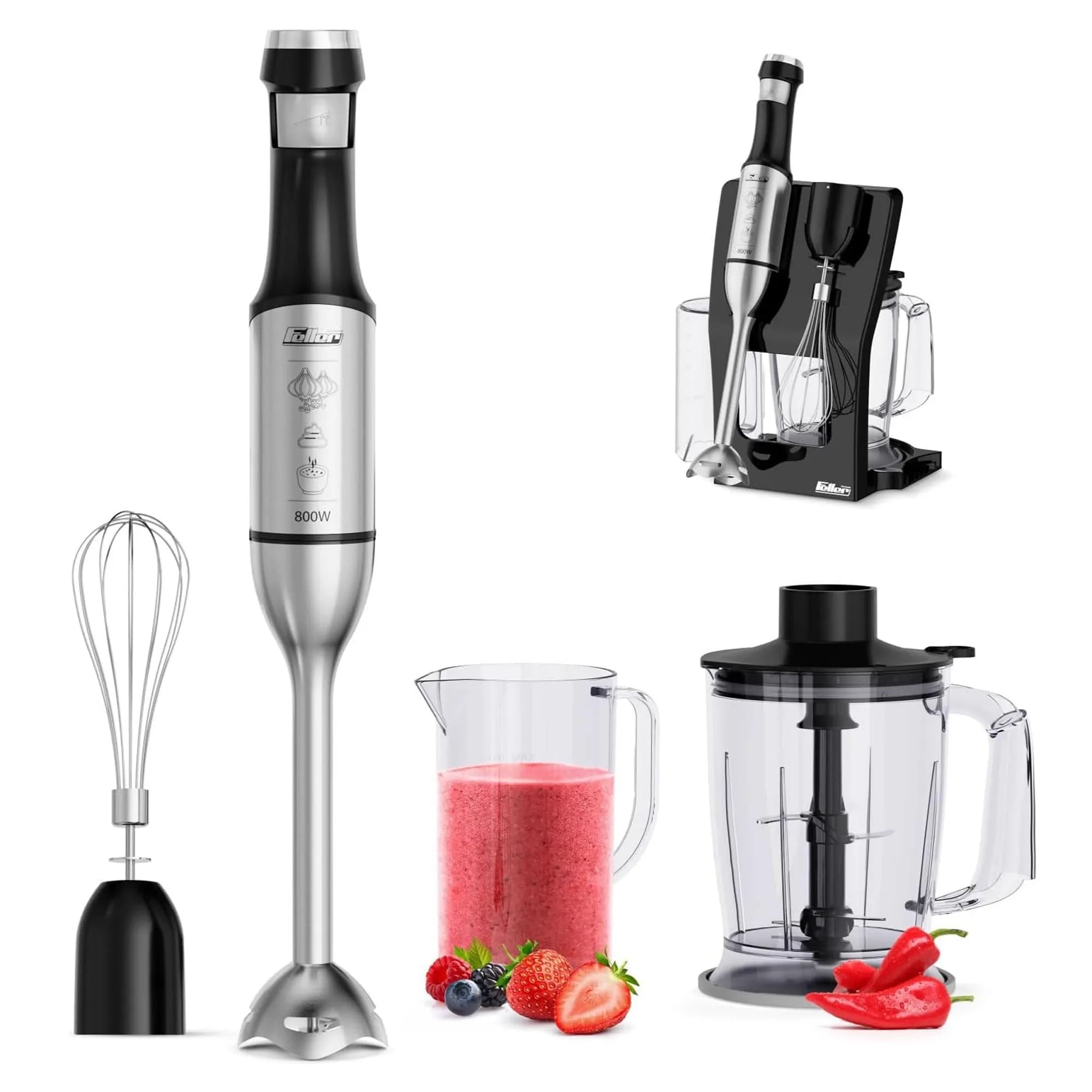 گوشت کوب برقی سه کاره فلر مدل Feller HB800 (اصل ) — تصویر ۲