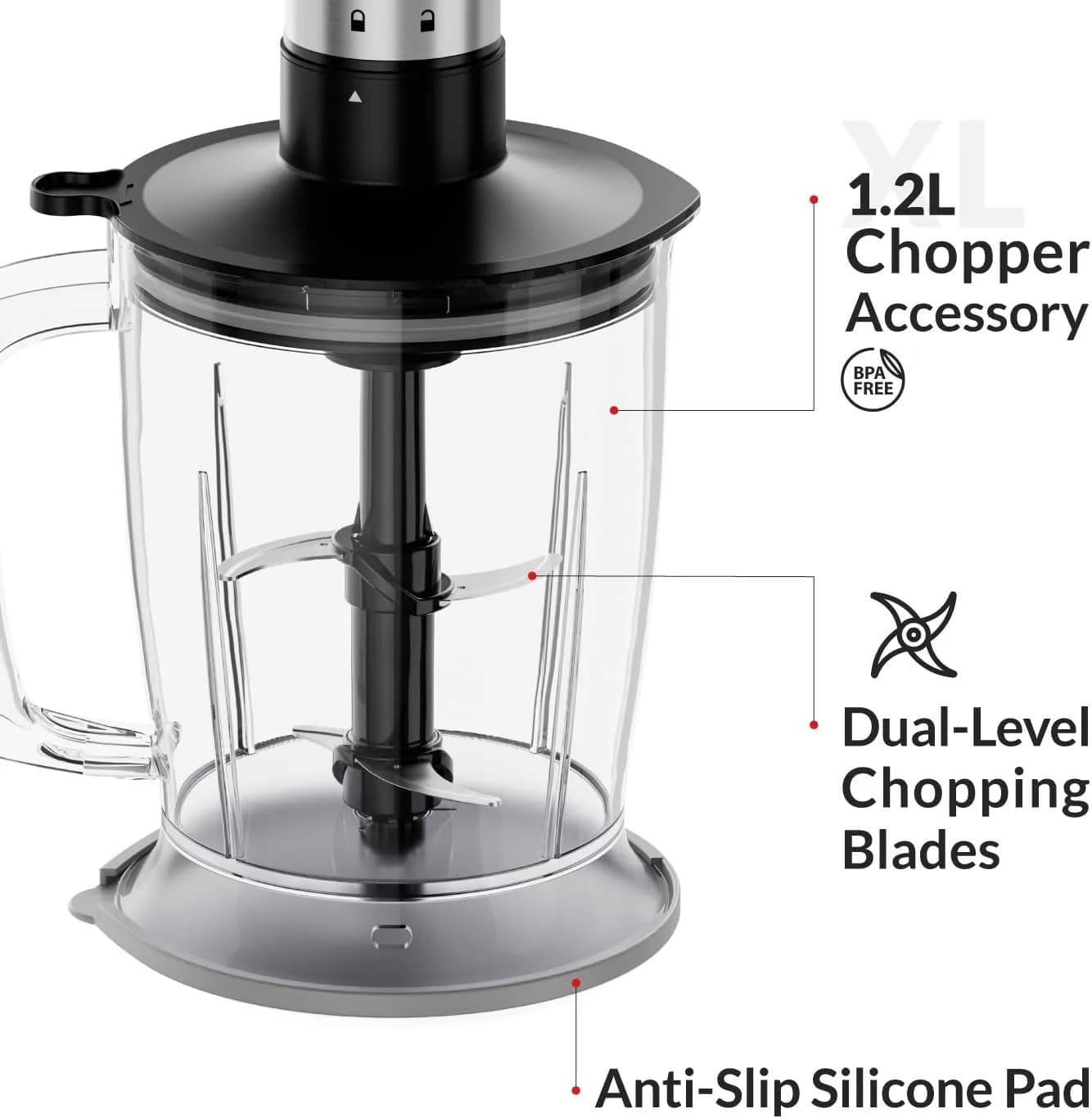 گوشت کوب برقی سه کاره فلر مدل Feller HB800 (اصل ) — تصویر ۵
