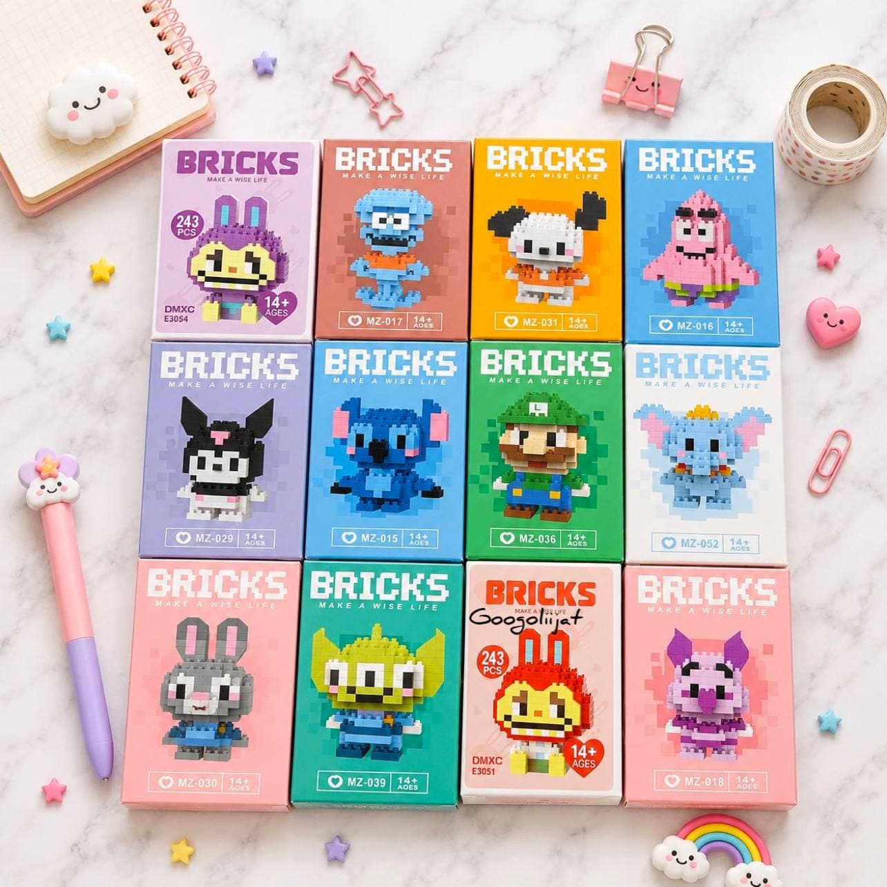 مینی لگوهای فانتزی فیگور برند Bricks