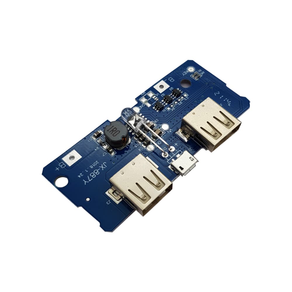 ماژول پاور بانک دو خروجی 2Aمدل JX-887Y
