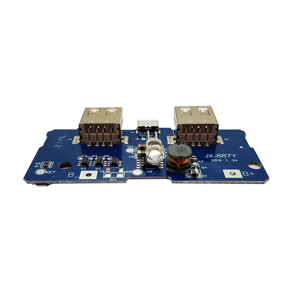 ماژول پاور بانک دو خروجی 2Aمدل JX-887Y — تصویر ۵