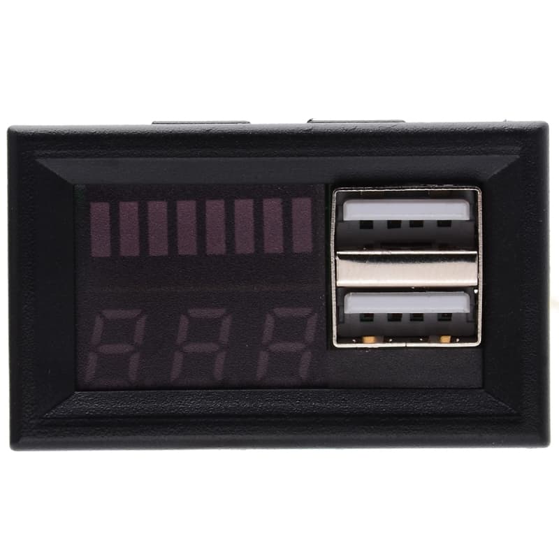 ماژول نمایشگر سطح شارژ باترى اسیدی روپنلی 12V دارای 2 خروجی USB — تصویر ۴