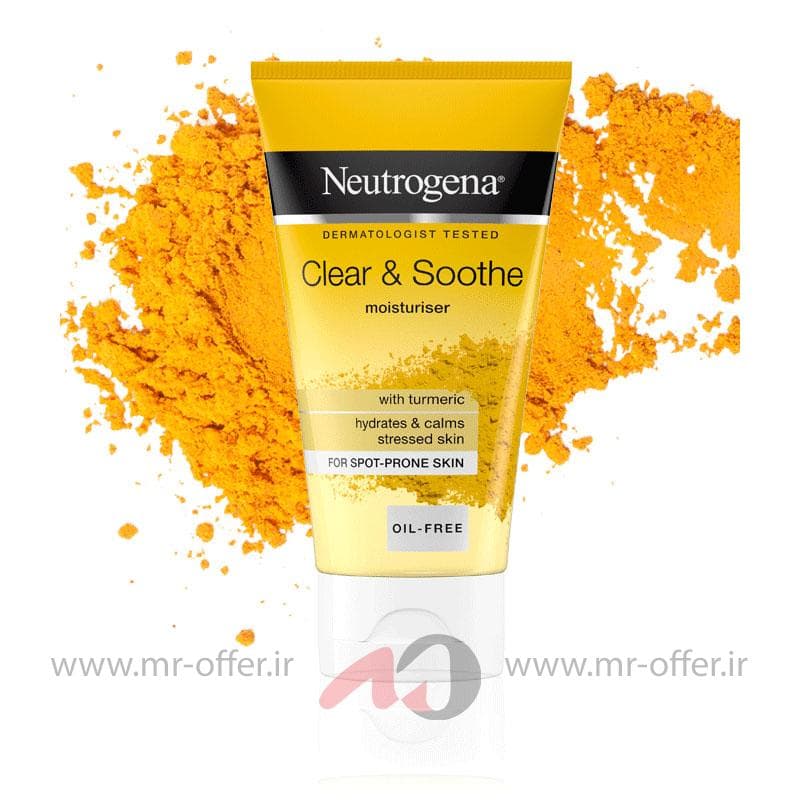 کرم مرطوب کننده نوتروژینا مدل Clear & Soothe حجم 75 میلی لیتر — تصویر ۴