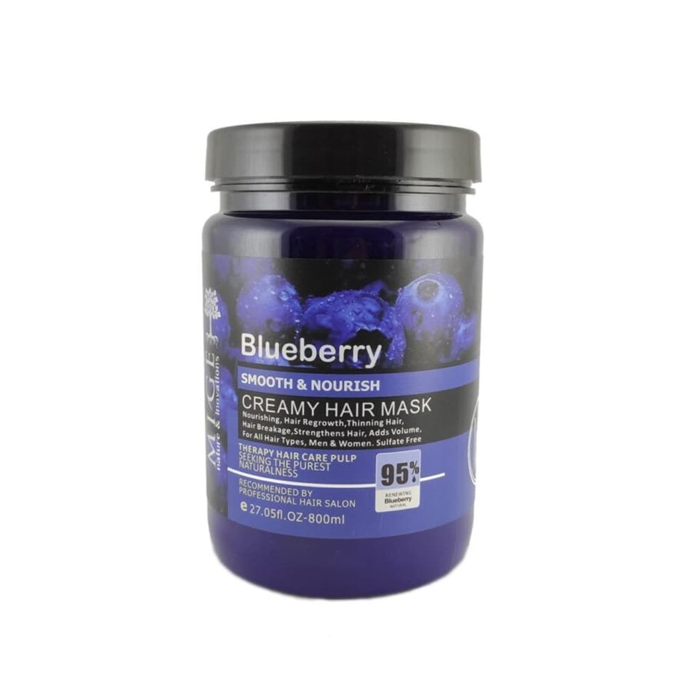 ماسک مو آبرسان و مقوی بلوبری میگ mask Blueberry smooth & Nourish Mige