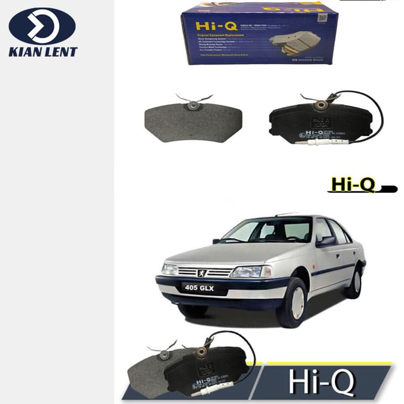 لنت ترمز جلو پژو 405 برند HI-Q