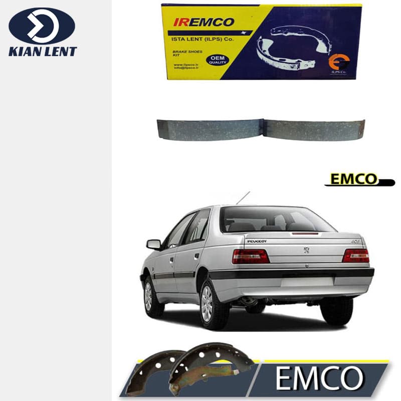 لنت ترمز عقب کفشکی پژو 405 برند امکو(IREMCO)