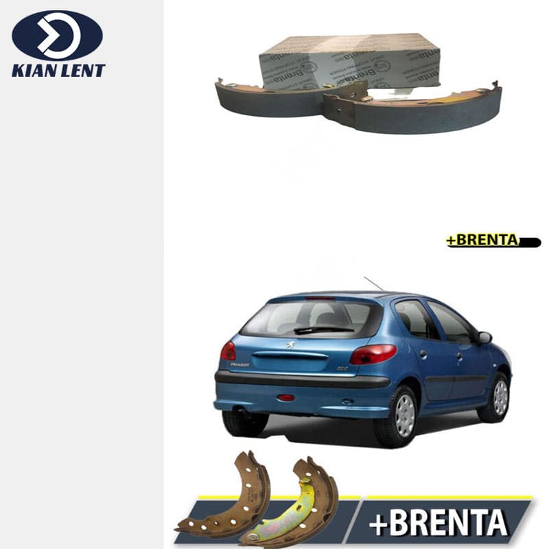 لنت ترمز عقب پژو 206 تیپ3 برند برنتا(BRENTA+)