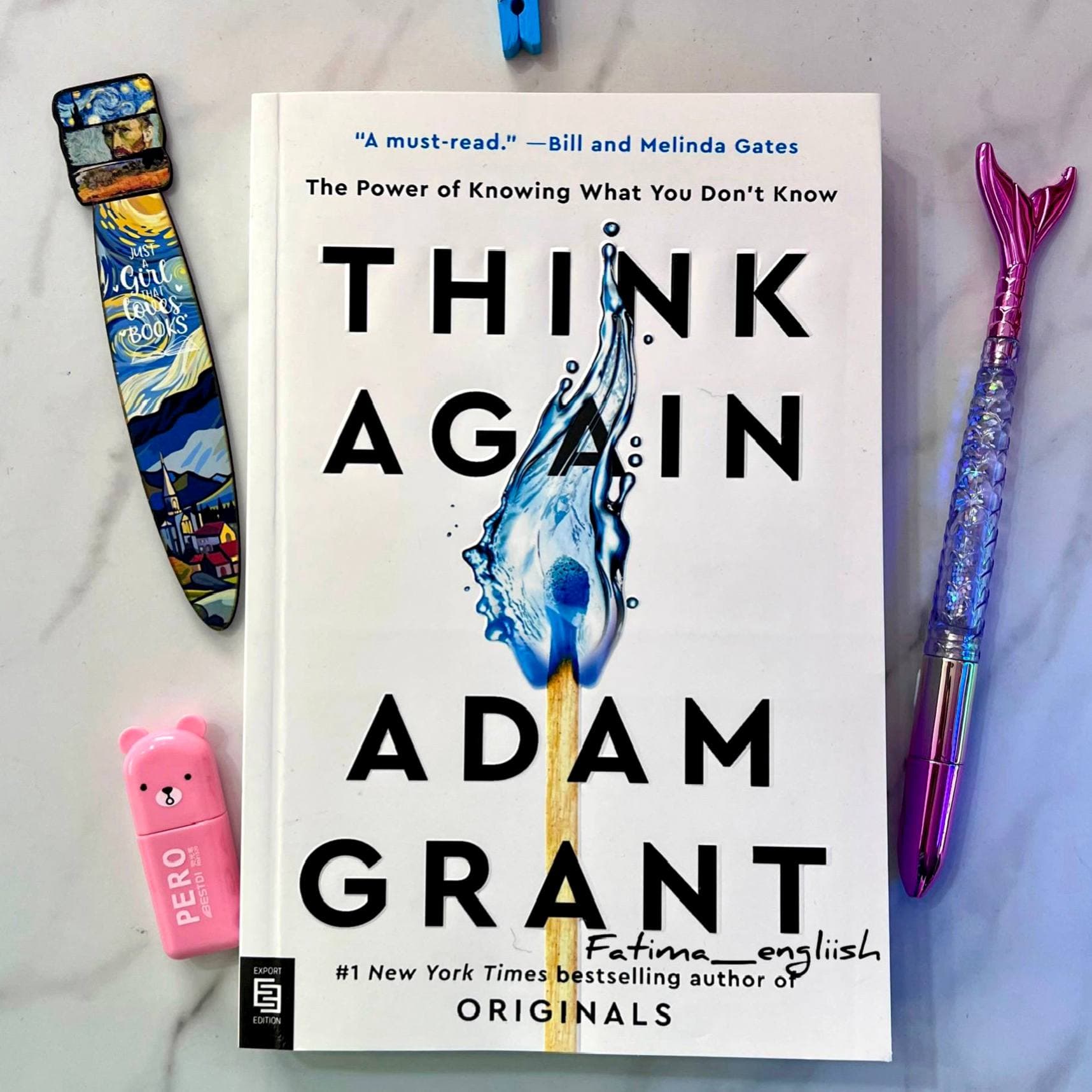 کتاب انگلیسی Think Again اثر Adam Grant