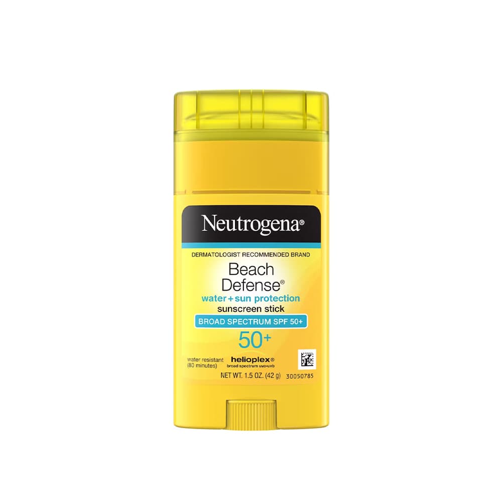 کرم ضد آفتاب استیکی و محافظ پوست نوتروژینا Neutrogena Beach Defense Water-Resistant Body Sunscreen Stick with Broad Spectrum SPF 50