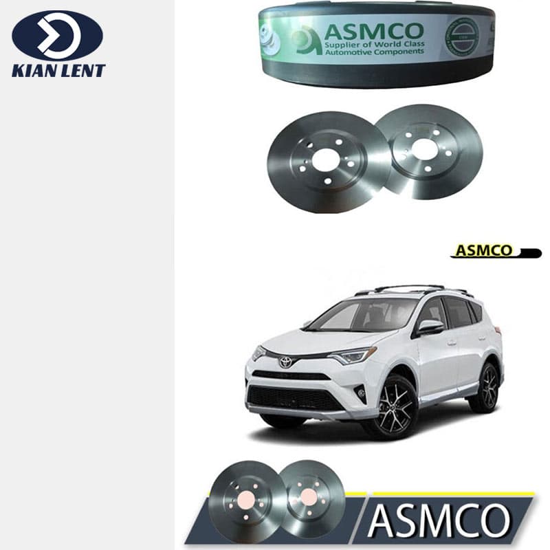 دیسک چرخ جلو تویوتا راوفور برند ASMCO(2عدد)