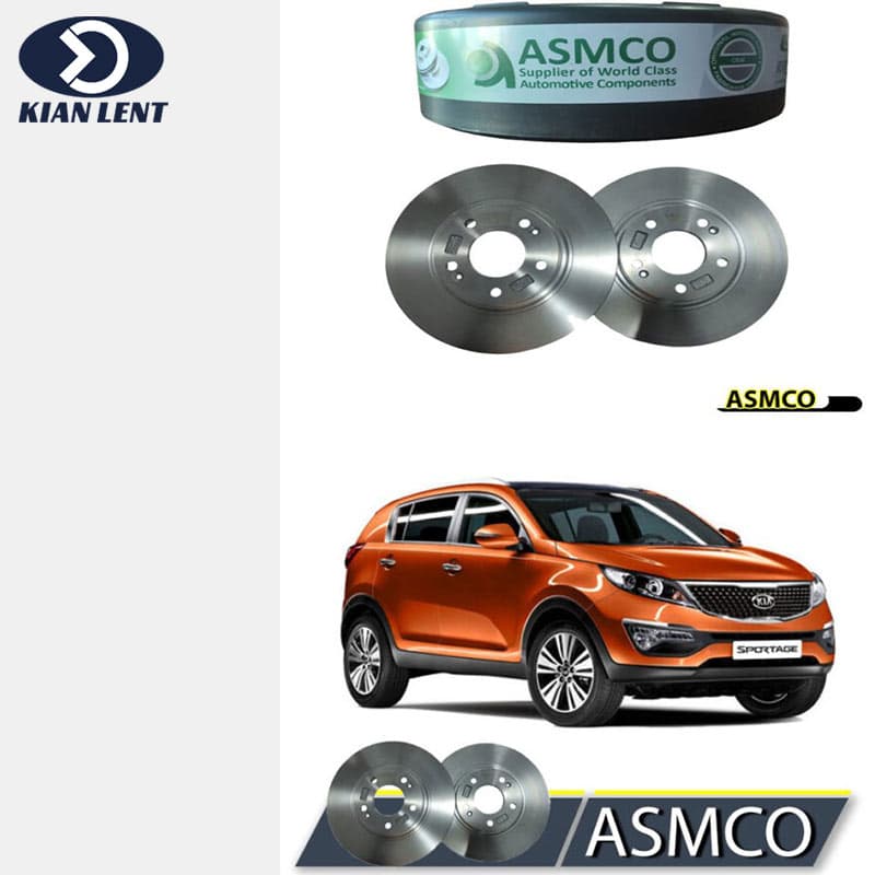 دیسک چرخ جلو اسپورتیج2012 تا 2016 برند ASMCO(2عدد)