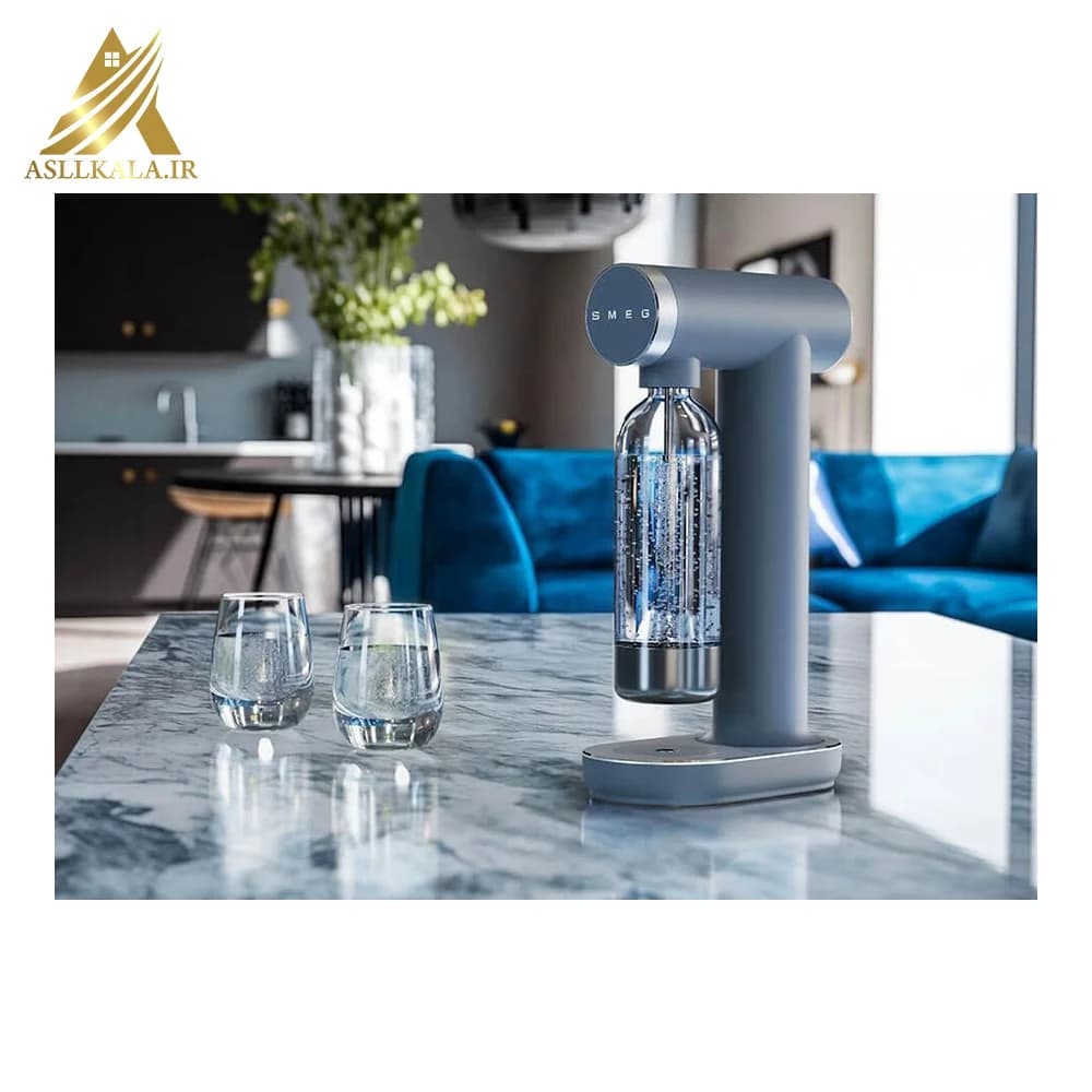 سودا ساز مشکی اسمگ ایتالیا (اصل) مدل Smeg soda makinesi SKC01BLM — تصویر ۲