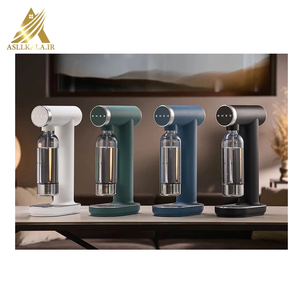 سودا ساز مشکی اسمگ ایتالیا (اصل) مدل Smeg soda makinesi SKC01BLM