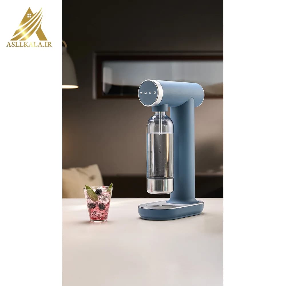 سودا ساز مشکی اسمگ ایتالیا (اصل) مدل Smeg soda makinesi SKC01BLM — تصویر ۳