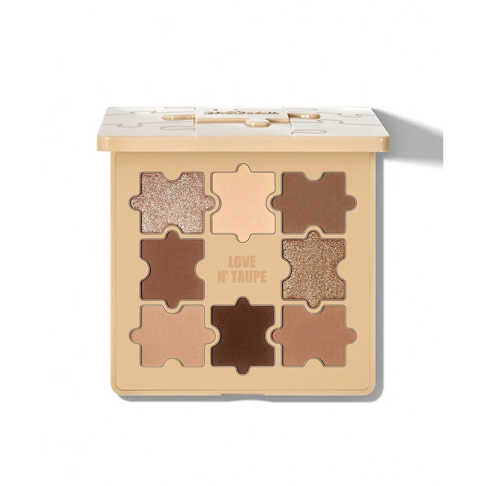 پالت سایه چشم 8 رنگ نود شیگلم مدل SHEGLAM JAZY JIGSAW EYESHADOW PALETTE-LOVE N’ TAUPE