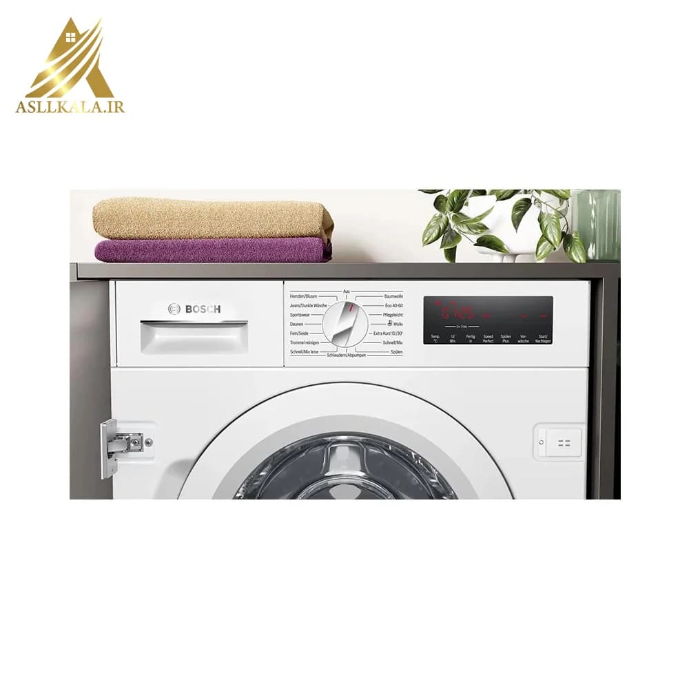 ماشین لباسشویی توکار بوش مدل WIW28443 ظرفیت ۸ کیلوگرم — تصویر ۵