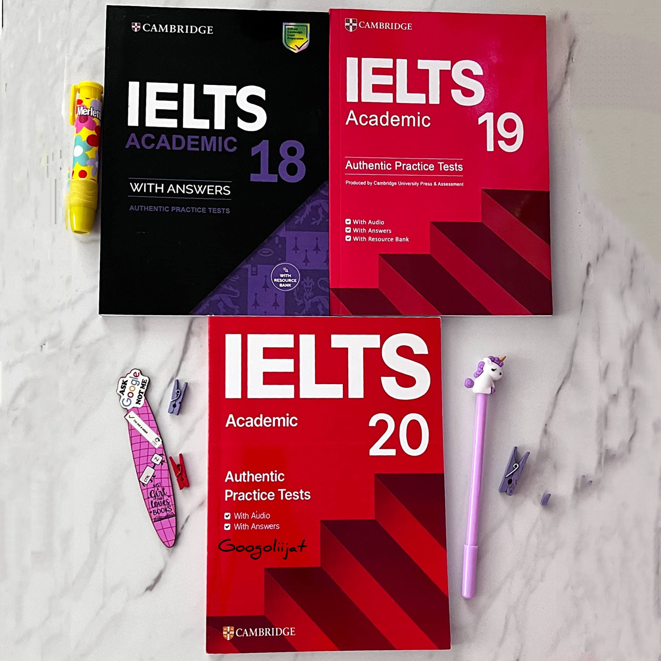 مجموعه سه جلدی کتاب Cambridge IELTS 18 19 20 Academic
