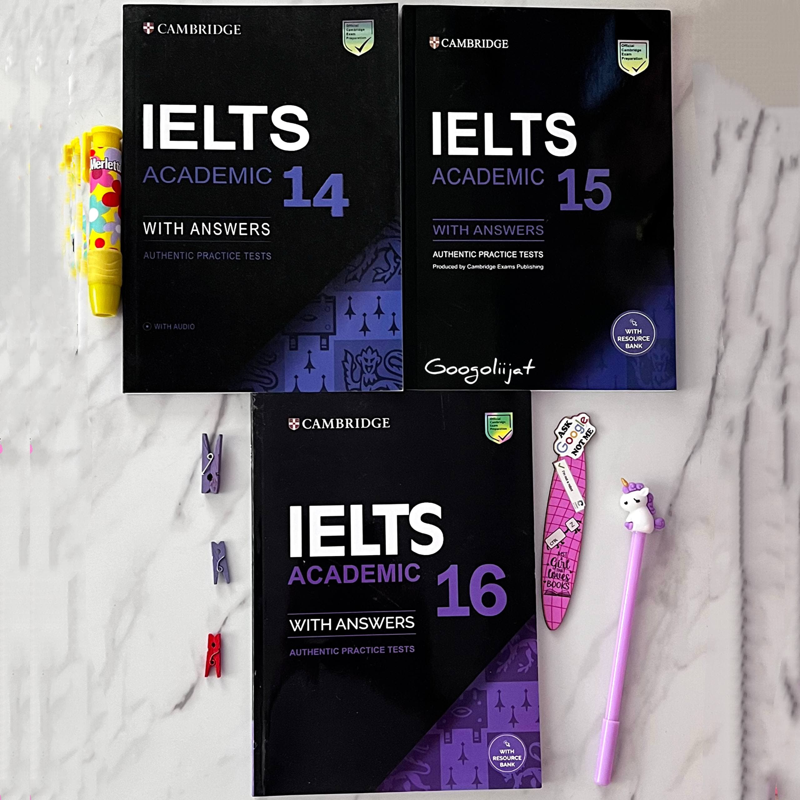 مجموعه سه جلدی کتاب Cambridge IELTS 14 15 16 Academic
