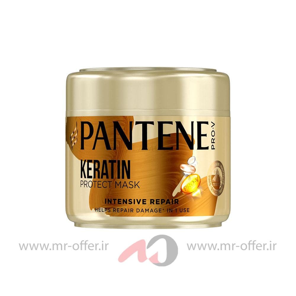 ماسک کراتینه مو پنتن مدل Intensive Repair حجم 300 میلی لیتر