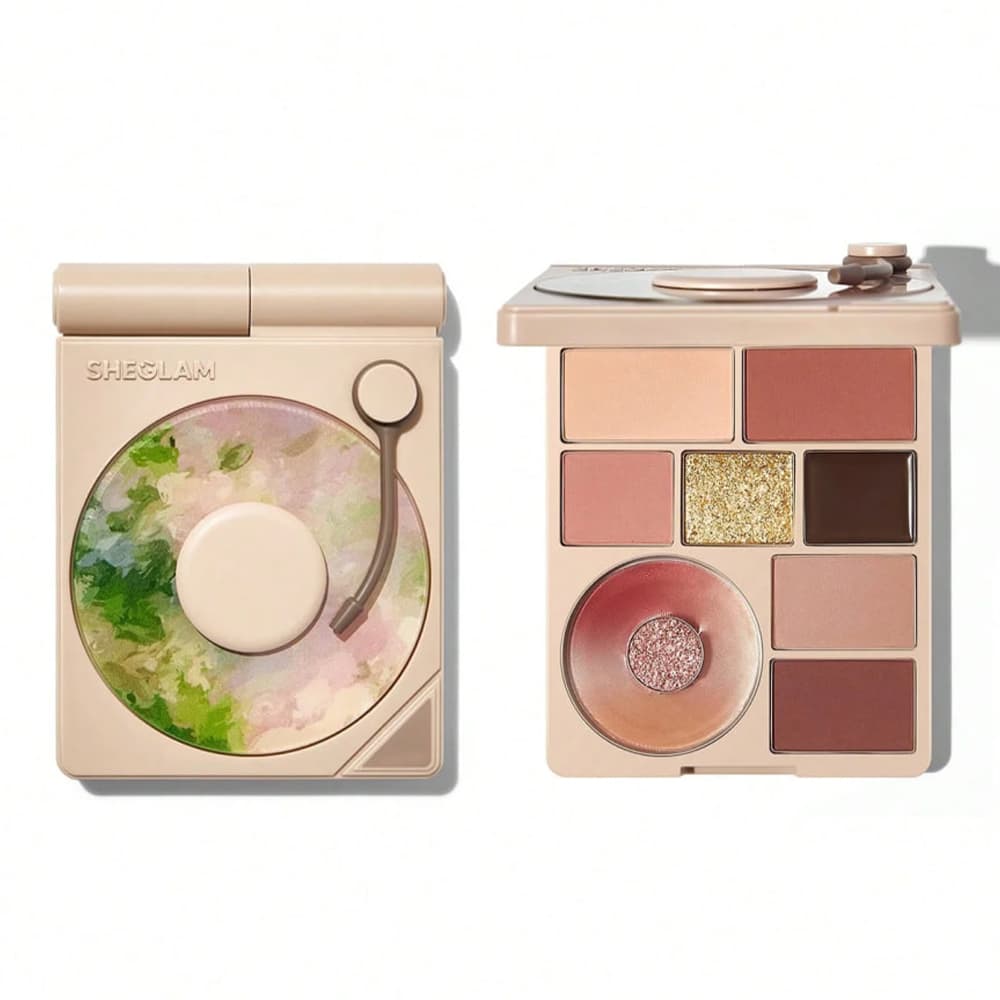 پالت سایه چشم شیگلم مدل VINYL POP COLOR PALETTE-ROSE SONATA
