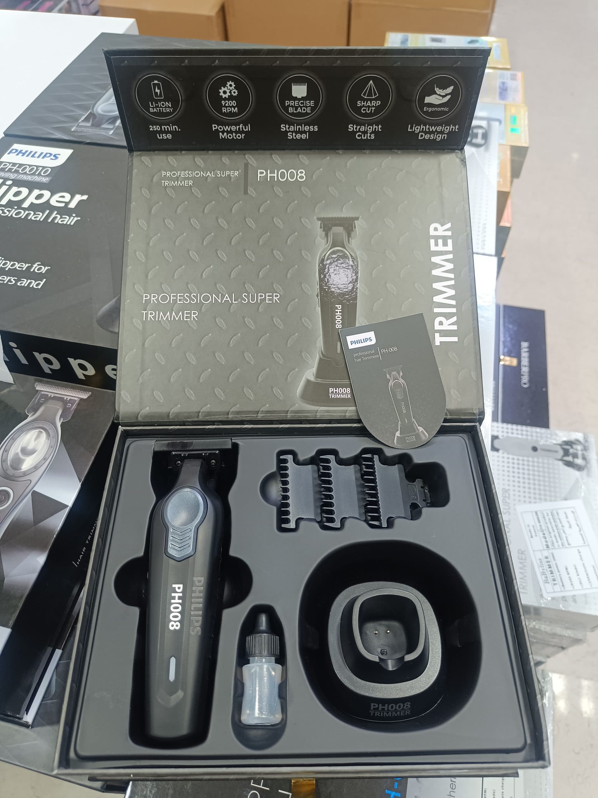 ماشین اصلاح خط زن وصفر زن حرفه ای فیلیپس مدل PH-008 کامیارمارکت — تصویر ۲