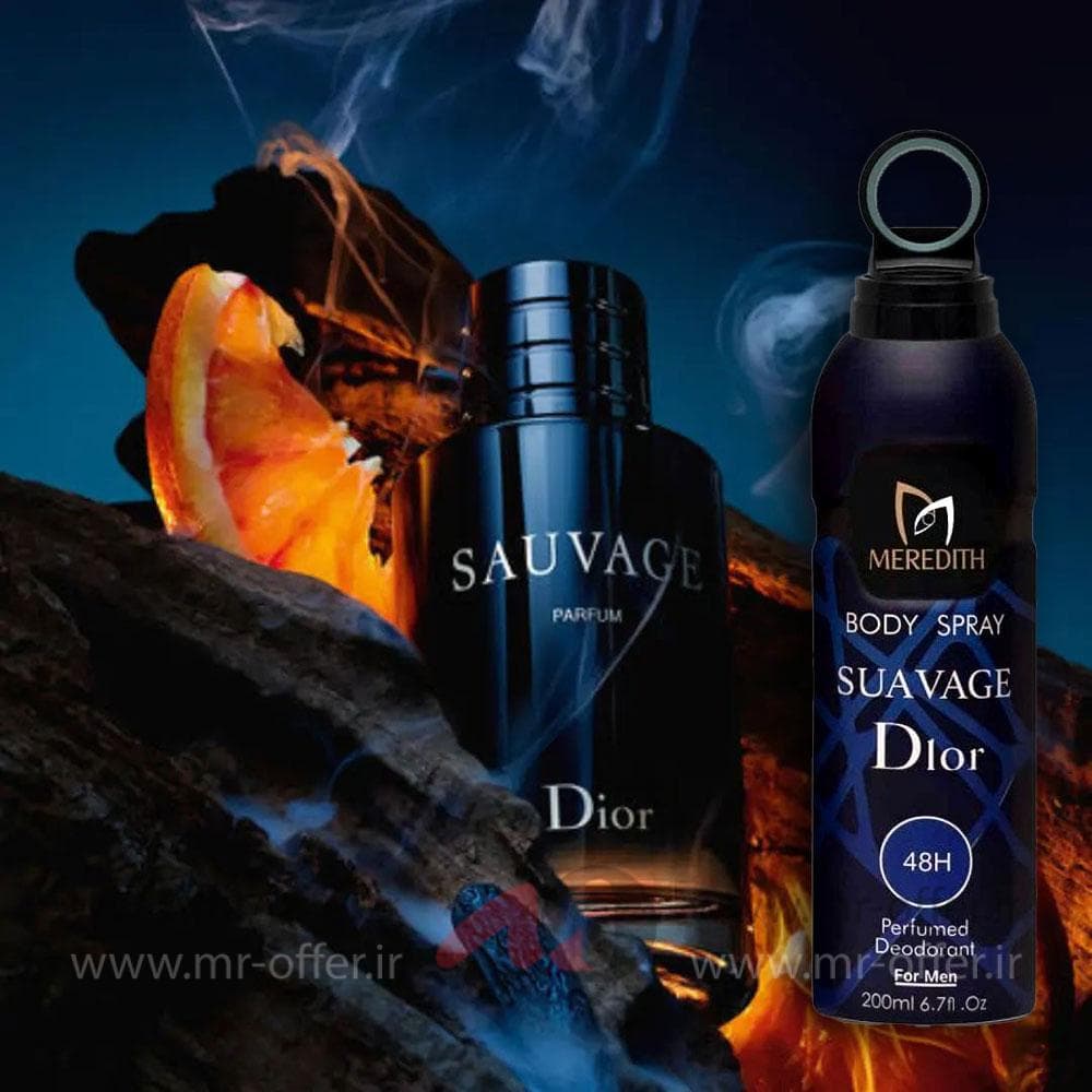 اسپری خوشبو کننده بدن مردیت مدل Suavage Dior حجم 200 میلی لیتر — تصویر ۲