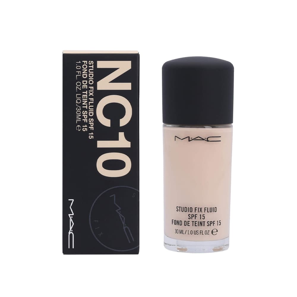 کرم پودر مقاوم و بی عیب مک MAC Studio Fix Fluid Foundation SPF15