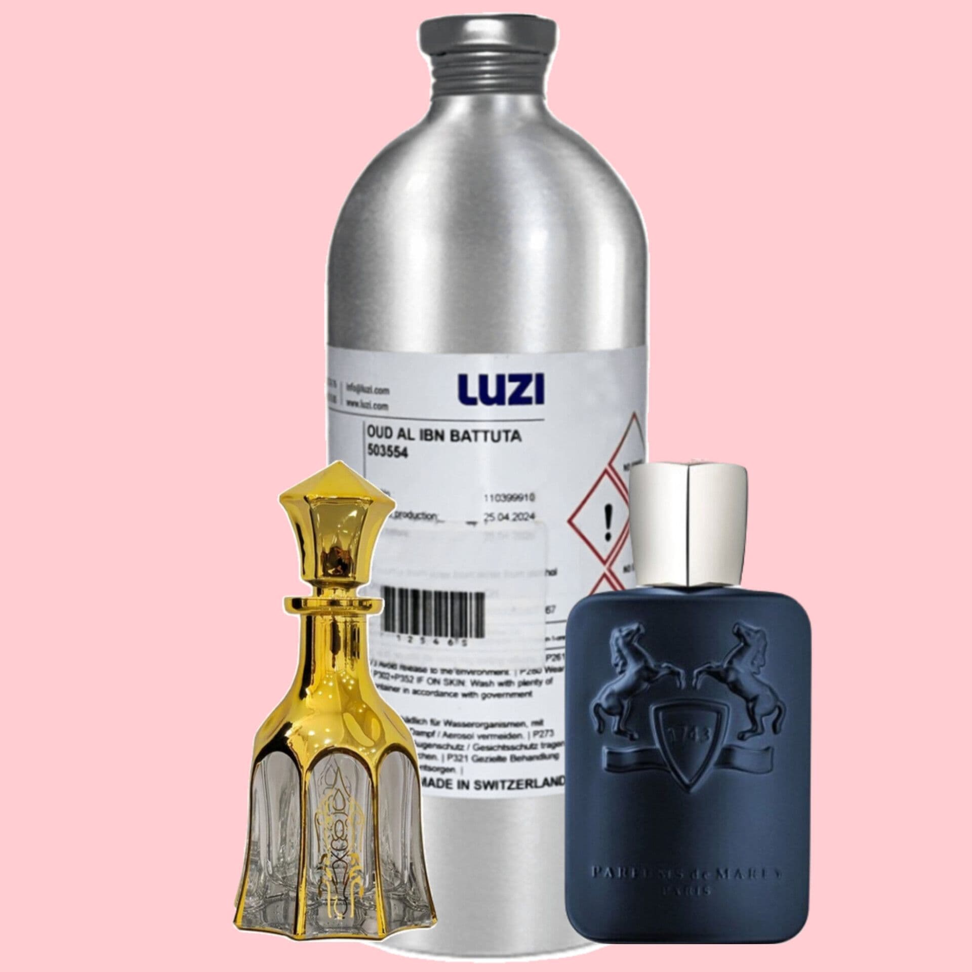 عطر خالص مارلی لیتون (Layton) محصول شرکت لوزی سوئیس در حجم 70 گرم