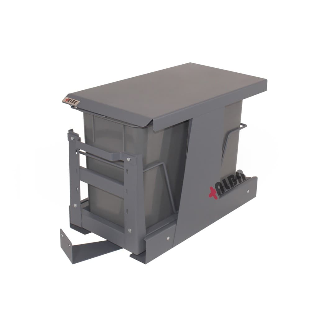 سطل زباله دو مخزنه ریل کف متوسط ساﭼمه ایs1008 البا ALBA