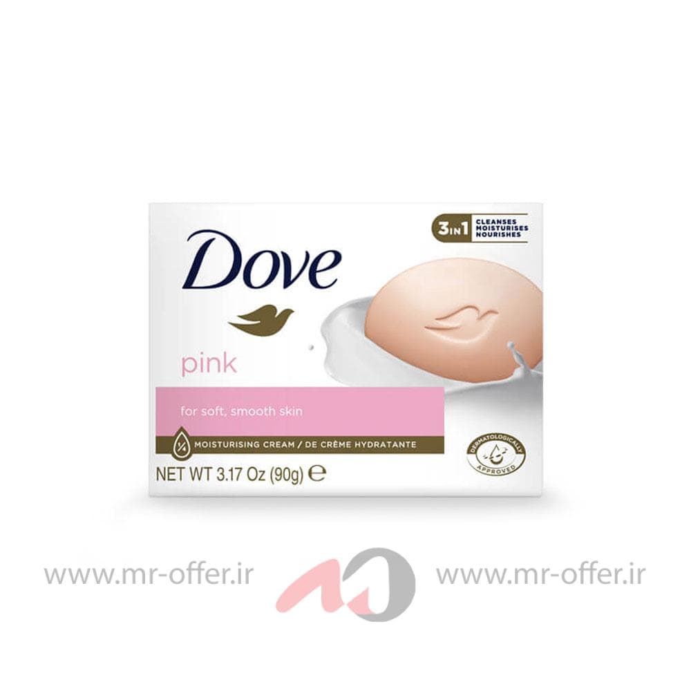 صابون داو مدل pink وزن 90 گرم