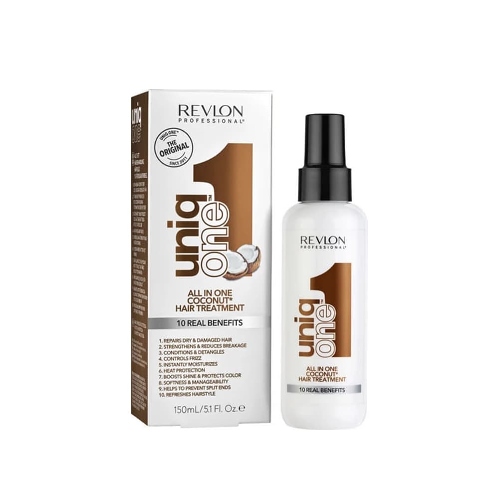 اسپری محافظت کننده و مرطوب کننده مو رولون Revlon Uniq One All In One Hair Treatment Coconut — تصویر ۲