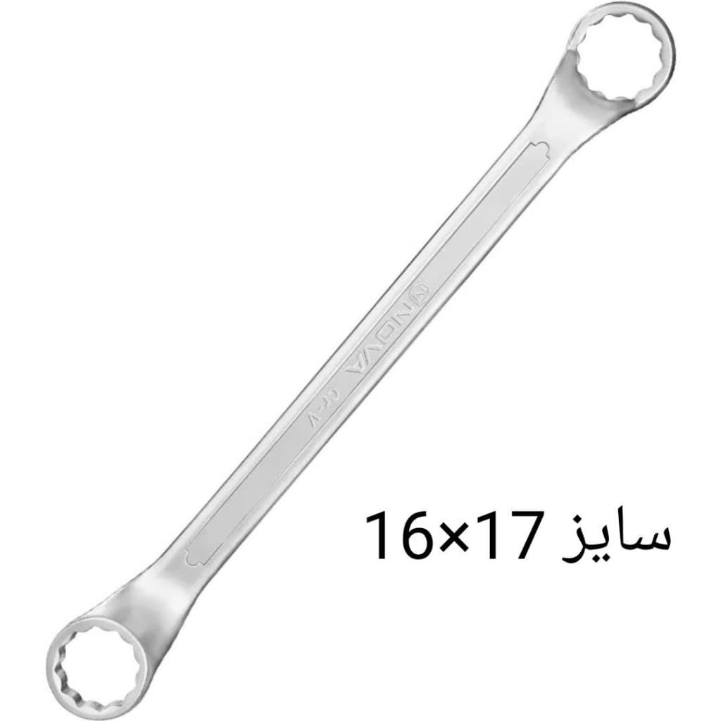 آچار دو سر رینگ سایز 17×16 نووا NOVA مدل 1048