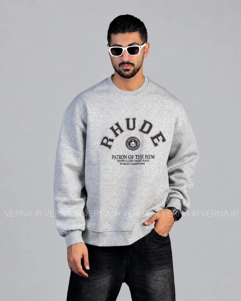 دورس باکسی مردانه چاپ RHUDE