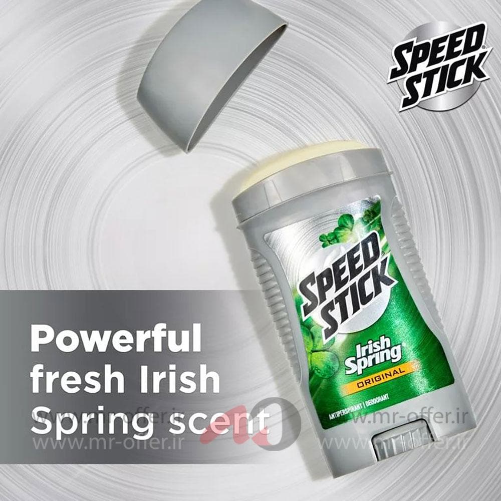 استیک ضدتعریق اسپید استیک مدل Irish Spring وزن 51 گرم — تصویر ۲