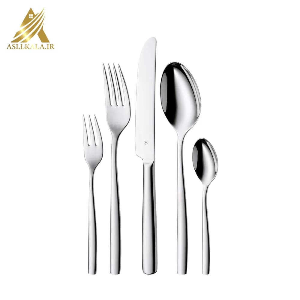 ست 60 پارچه قاشق و چنگال آتریا 12 نفره وی ام اف | WMF Cutlery Value Set Atria, Cromargan, 60-piece