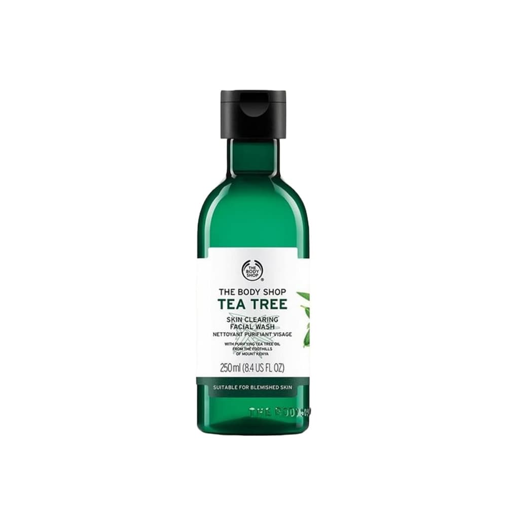 ژل شستشو و آبرسان و نرم کننده صورت بادی شاپ the body shop tea tree skin clearing face wash nettoyant purifiant visage — تصویر ۲