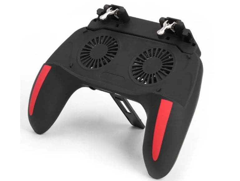 دسته بازی فن دار PUBG ایکس او مخصوص موبایل مدل GAME PAD XO-H10 — تصویر ۳