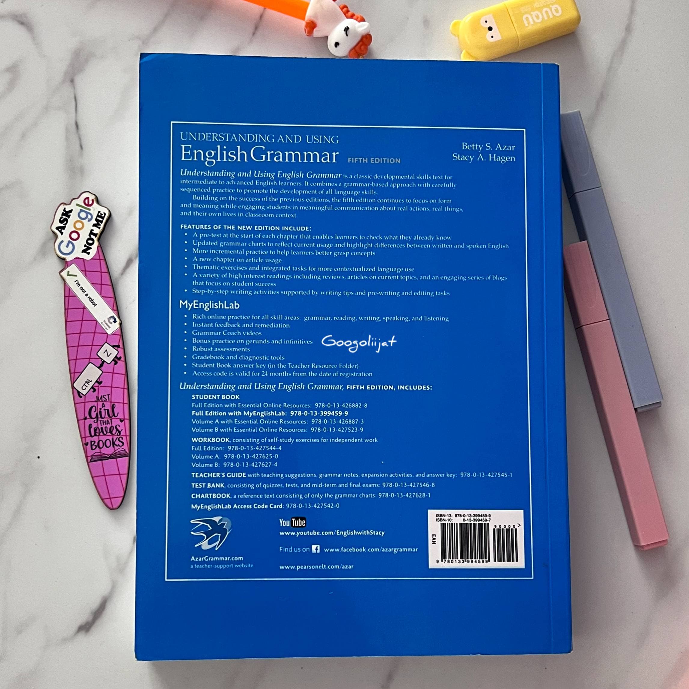 کتاب Understanding and using english grammar اثر Betty S. Azar and Stacy A. Hagen — تصویر ۶