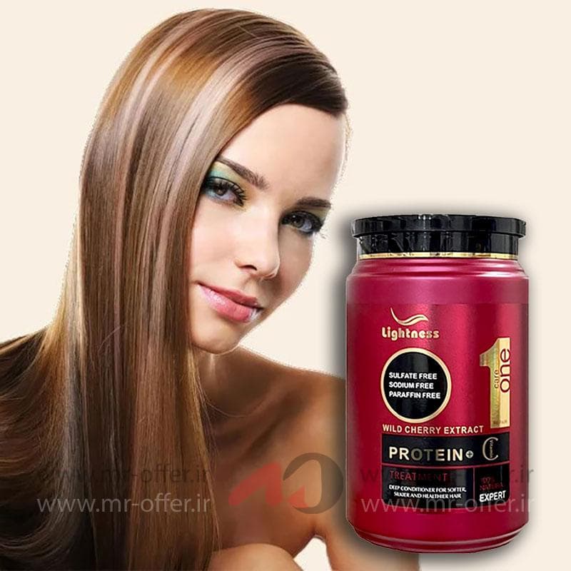 ماسک مو لایتنس مدل Protein+C حجم 1000 میلی لیتر بدون پک — تصویر ۲