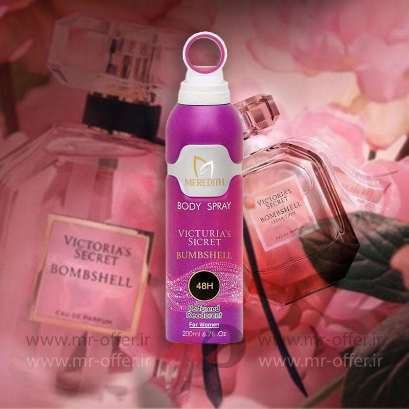 اسپری بدن مردیت مدل victurias sicret bumbshell حجم 200 میلی لیتر — تصویر ۲