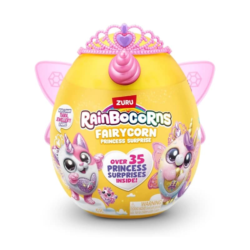 عروسک سورپرایزی رینبوکورنز RainBocoRns سری Fairycorn Princess با شاخ و بال صورتی کد 9282 — تصویر ۳